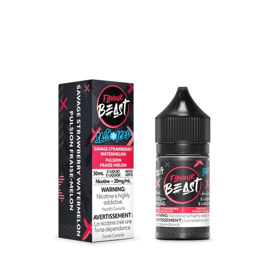 Flavour beast eliquid savage strawberry watermelon 20mg/30ml (provincial tax)