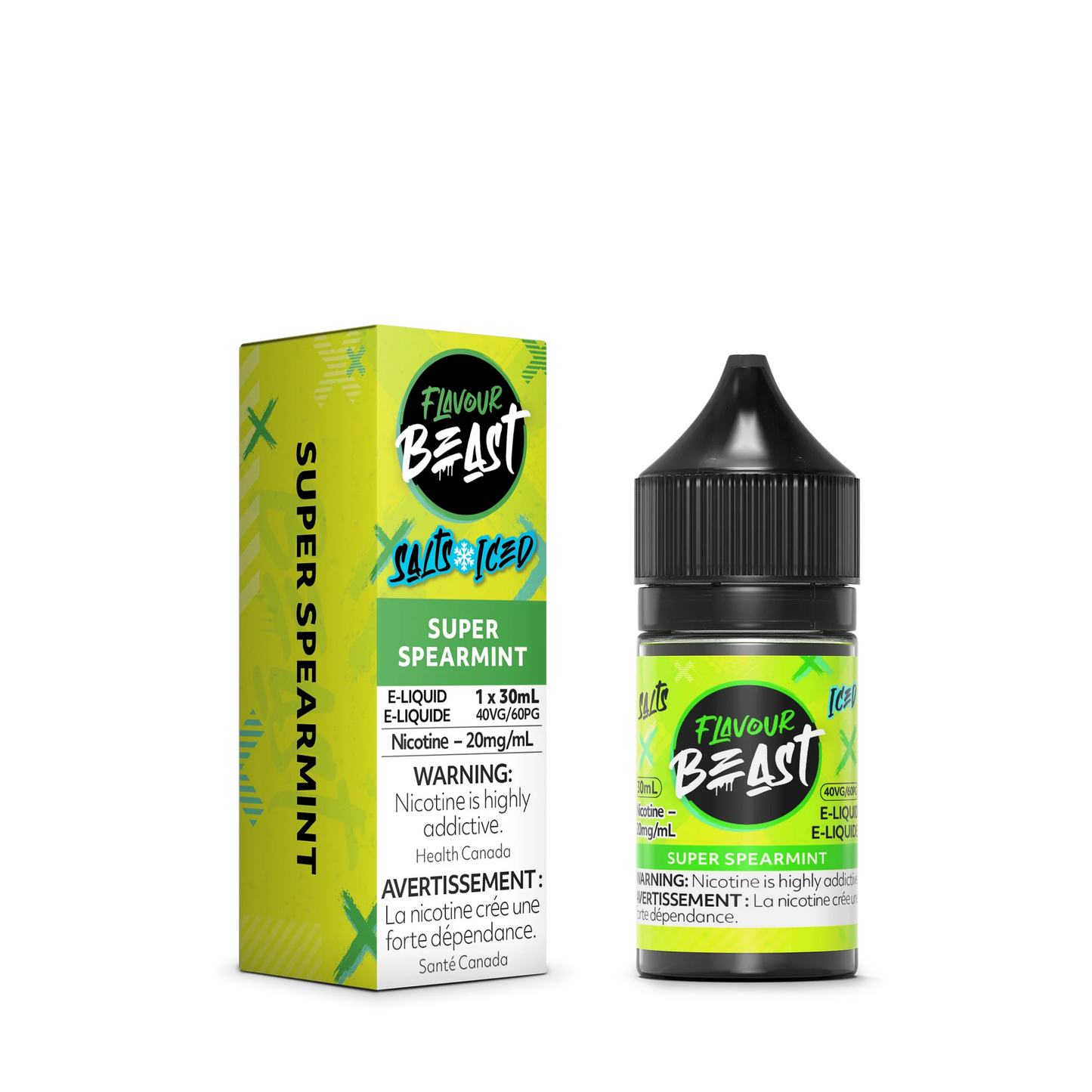 Flavour beast eliquid super spearmint 20mg/30ml (provincial tax)