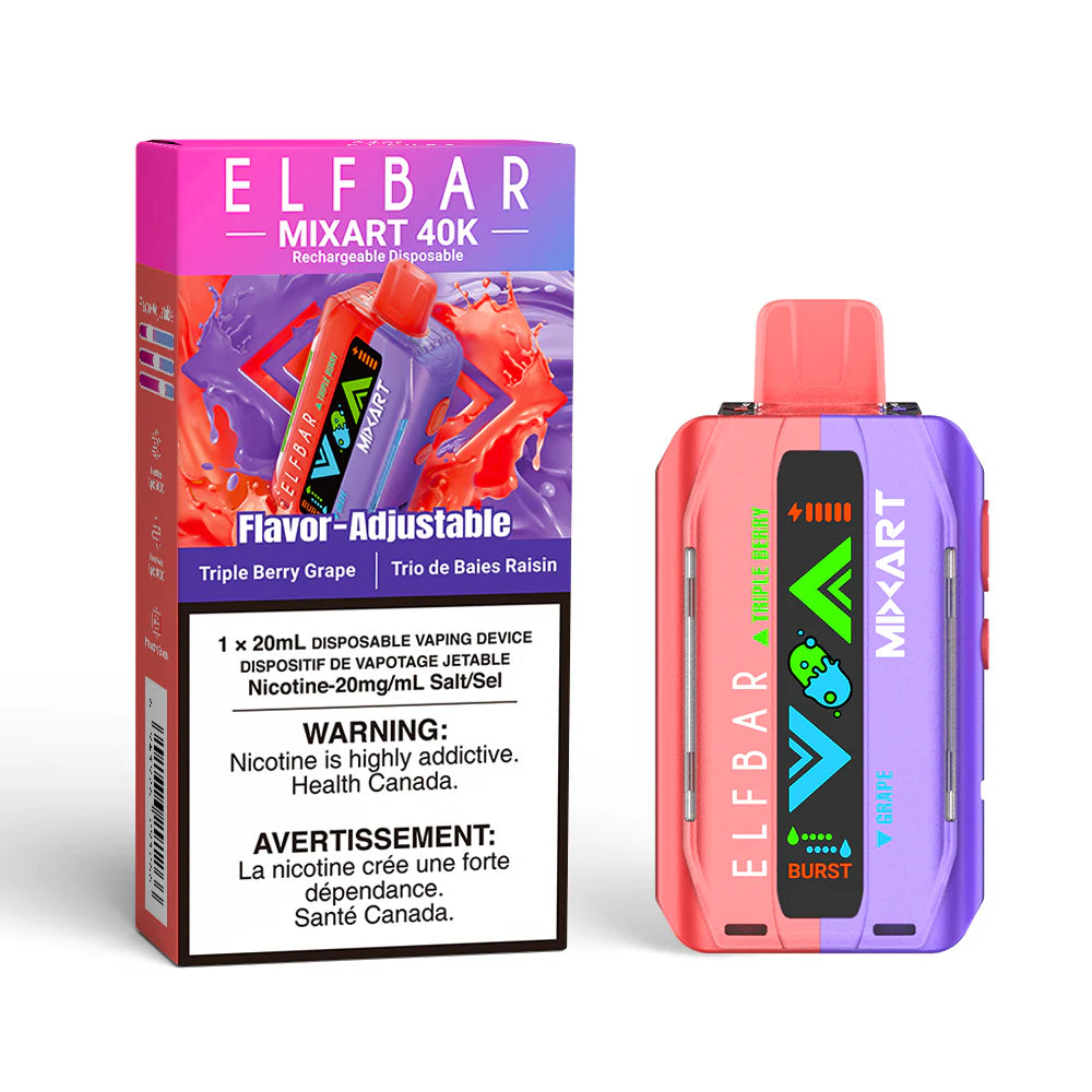 Elfbar 40k Tripple berry grape (provincial tax)