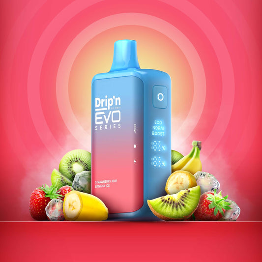 Dripn Evo 28000 Strawberry kiwi banana ice*