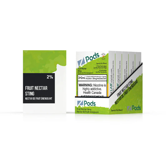 Zpods 2% Fruit nectar sting (Provincial tax)