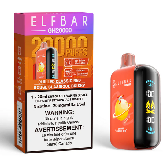 Elfbar GH 20000 chilled classic red (provincial tax)