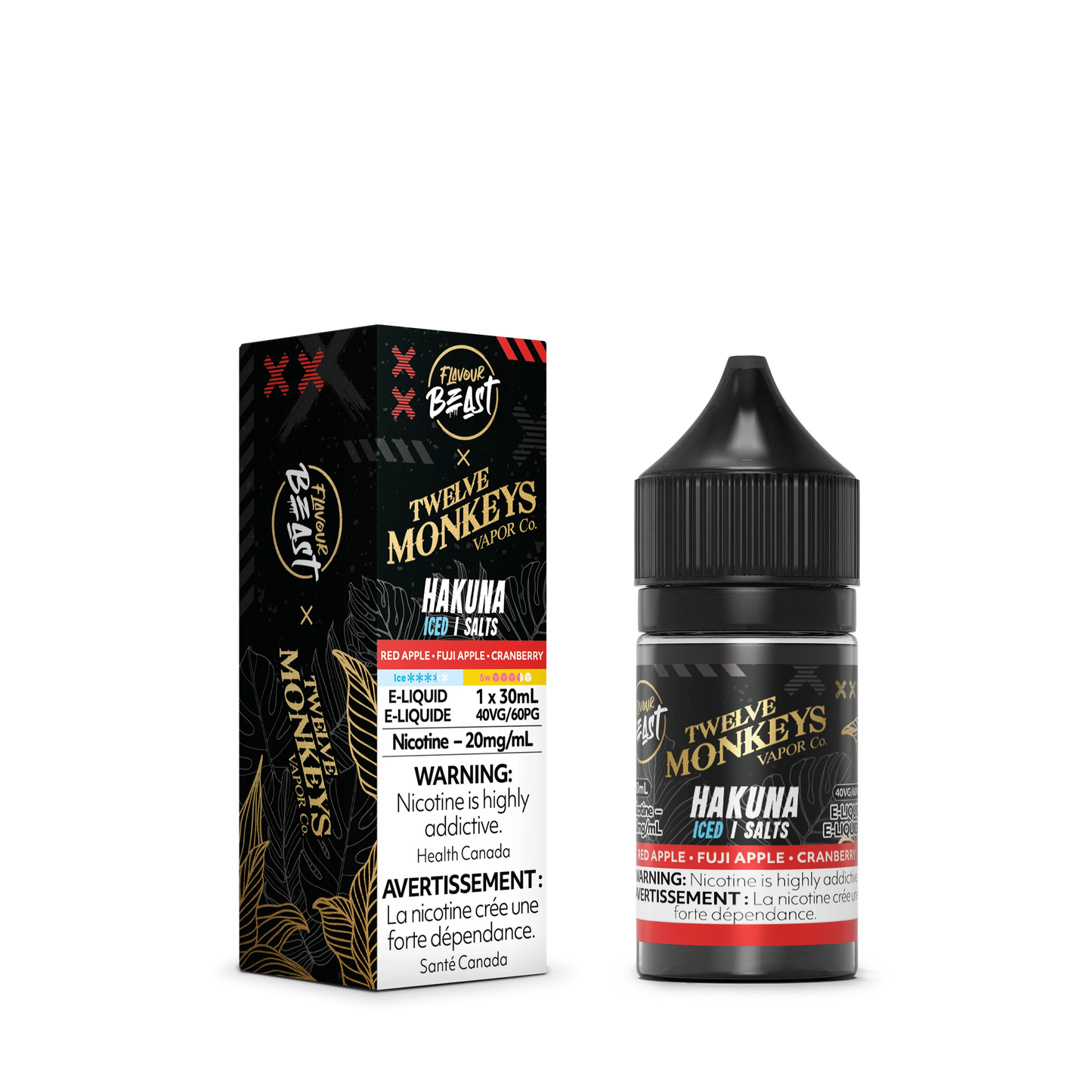 Flavour Beast x Twelve Monkeys eliquid Hakuna Iced 20mg/30ml *