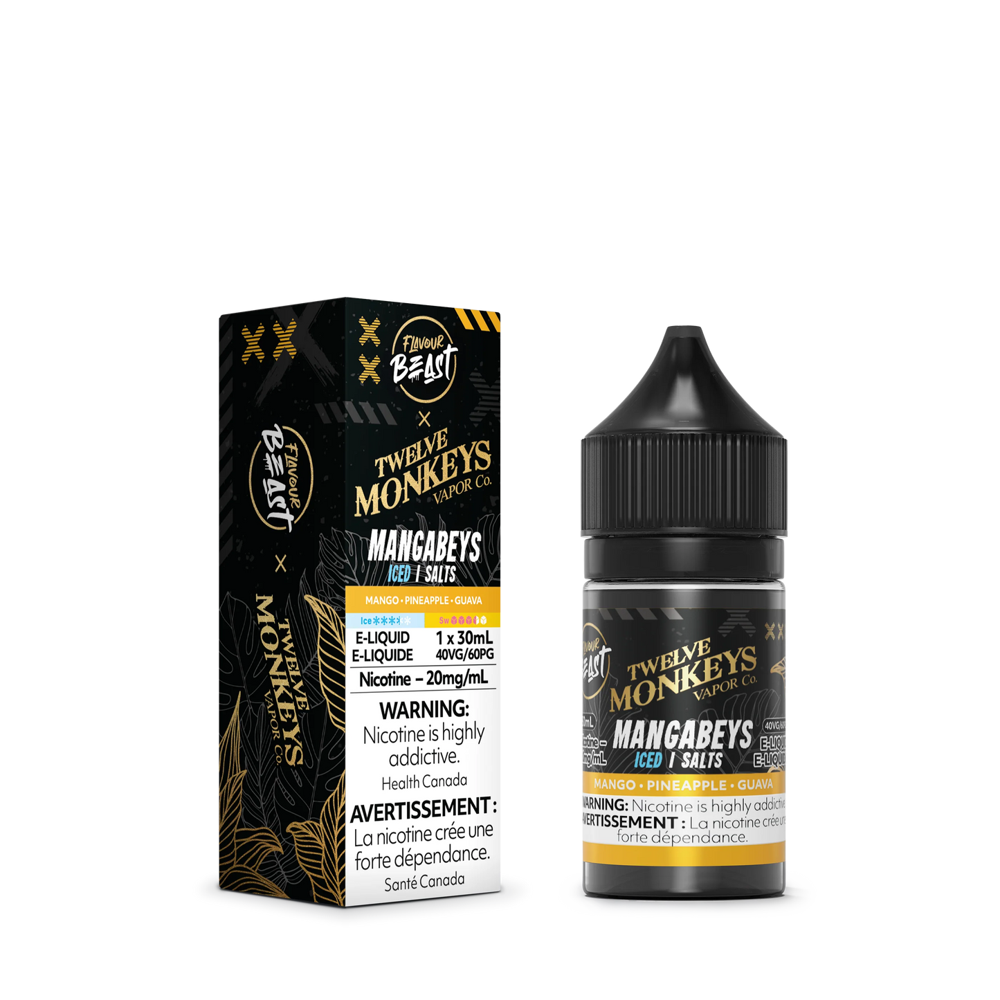 Flavour Beast x Twelve Monkeys eliquid Mangabeys Iced 20mg/30ml (Provincial)