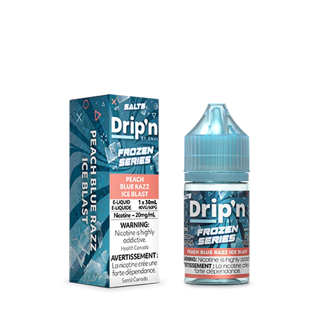 Dripn Envi e-liquid peach blue razz ice blast*