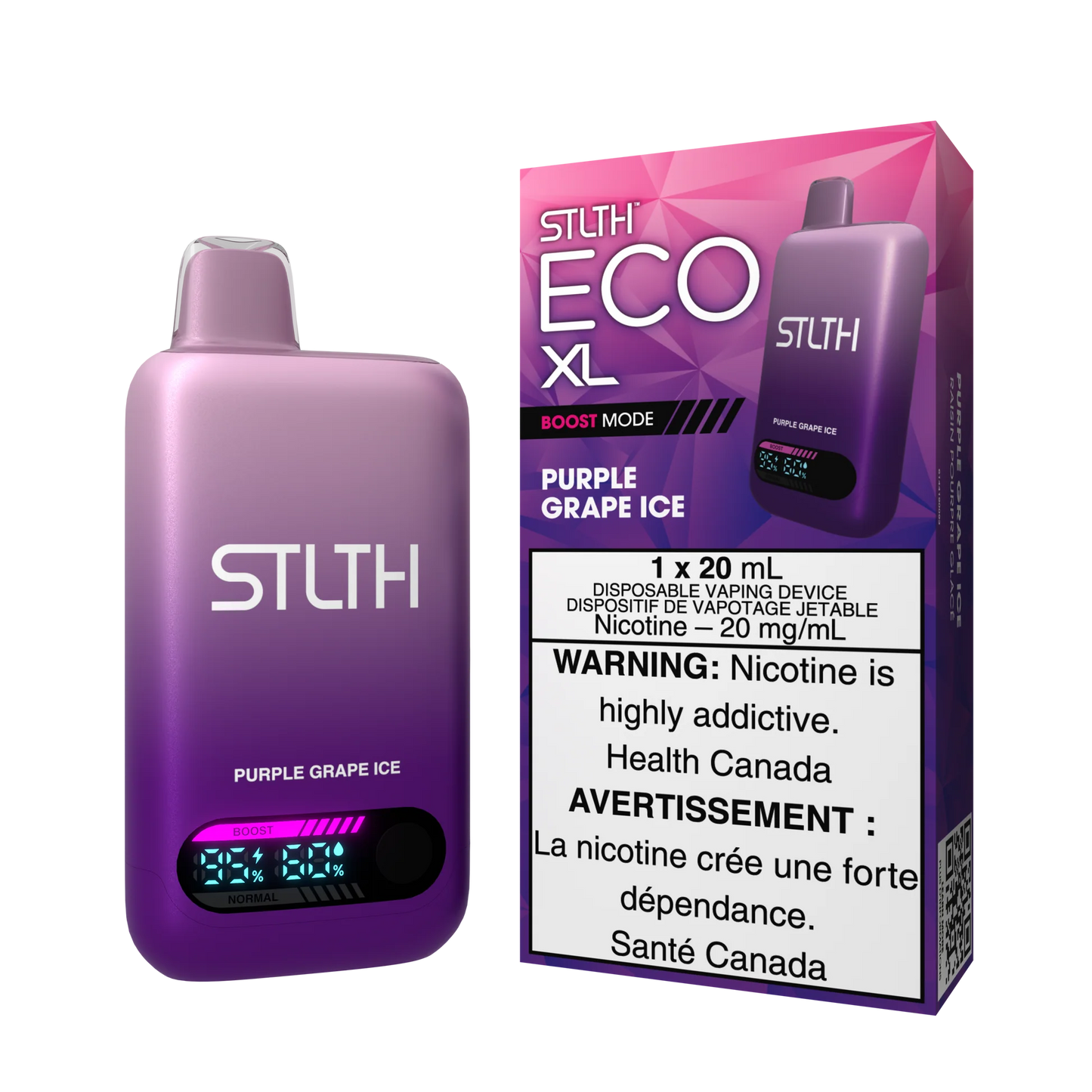 Stlth Eco XL Purple Grape Ice (provincial tax)