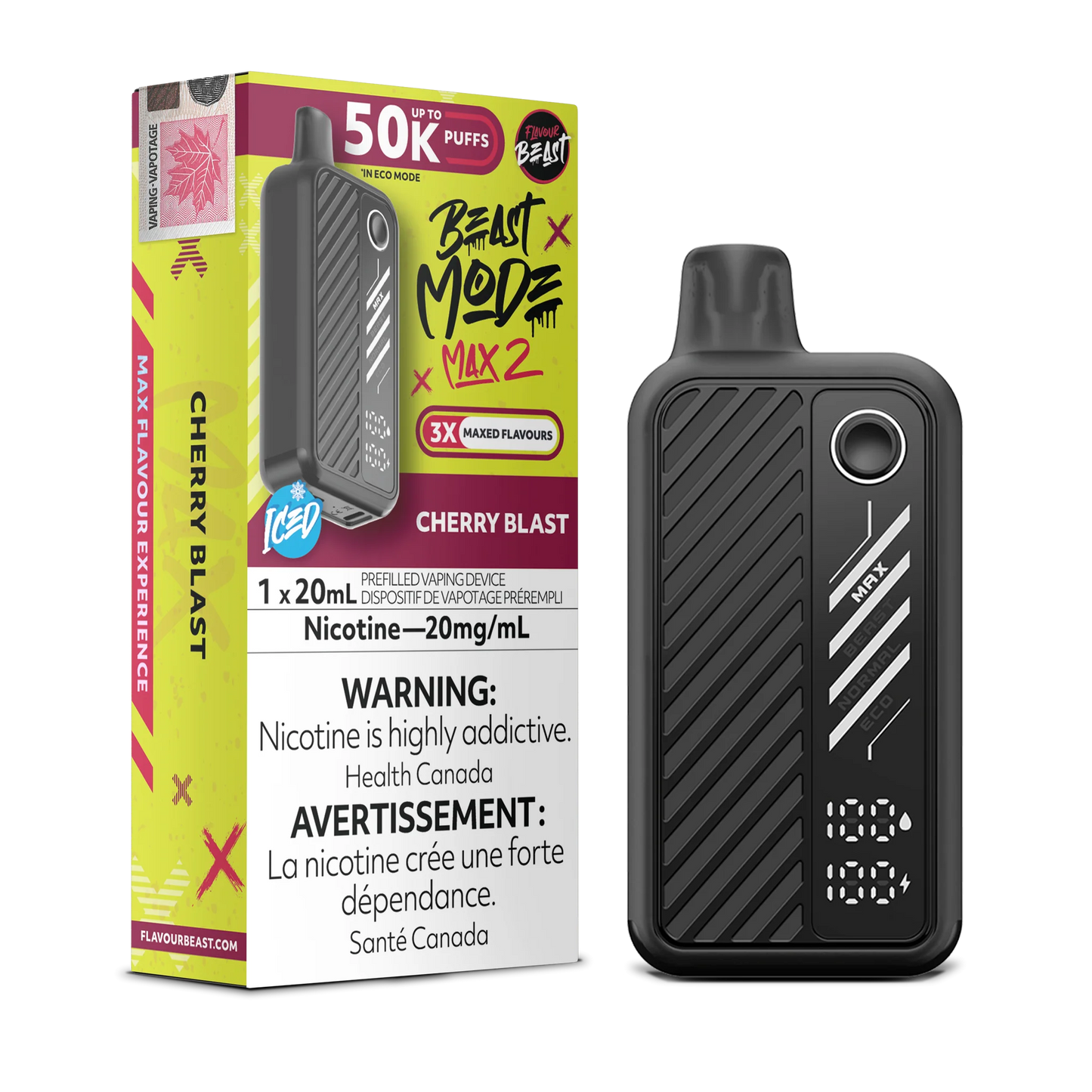 Flavour Beast Max 2 50k Cherry Blast*