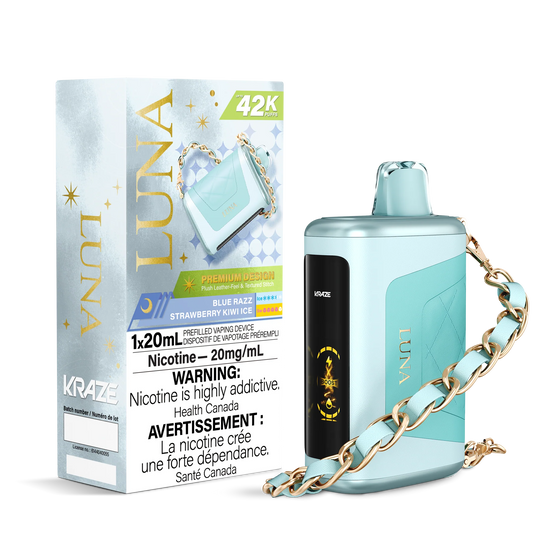 Kraze Luna 42k blue razz strawberry kiwi ice*