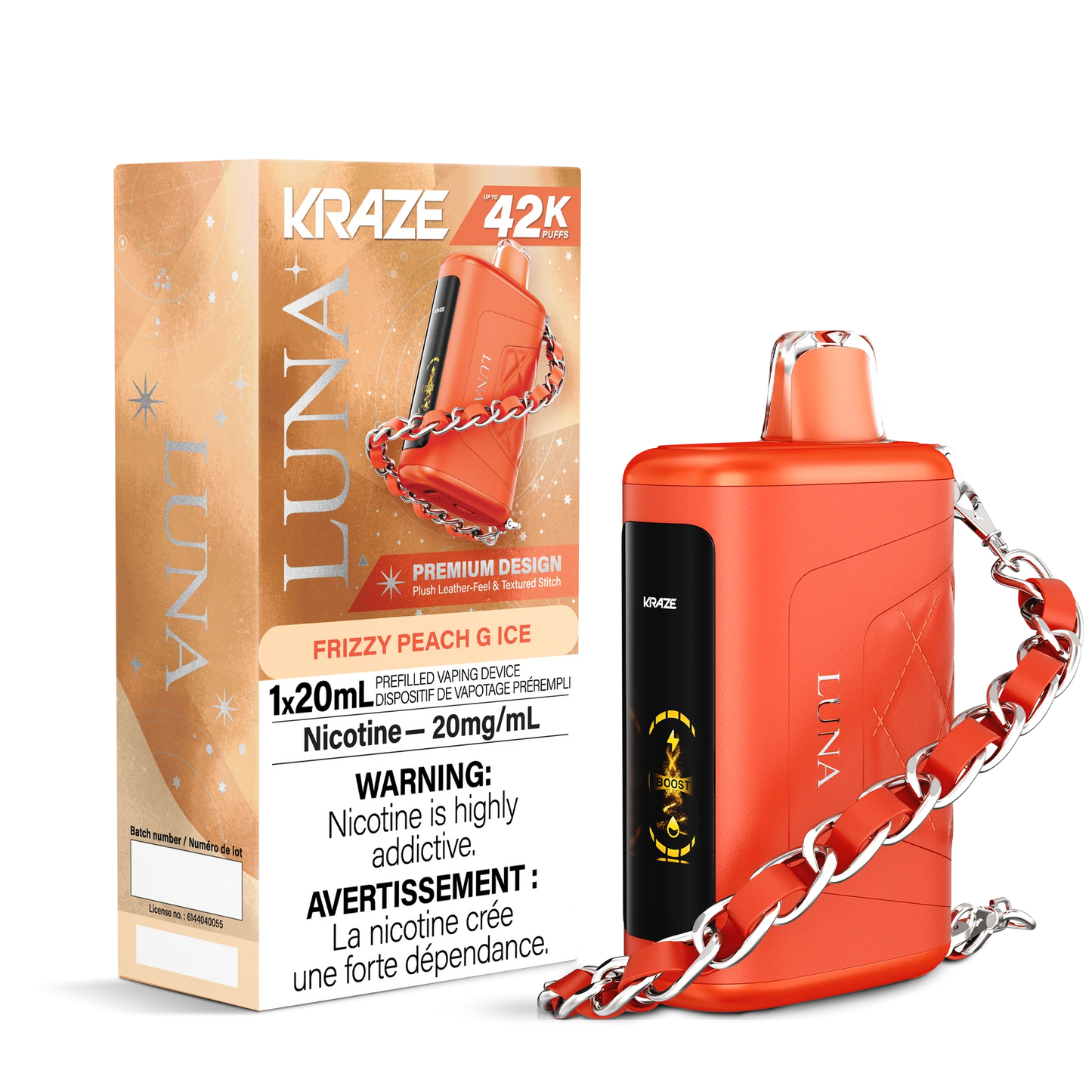 Kraze Luna 42k frizzy peach g ice*