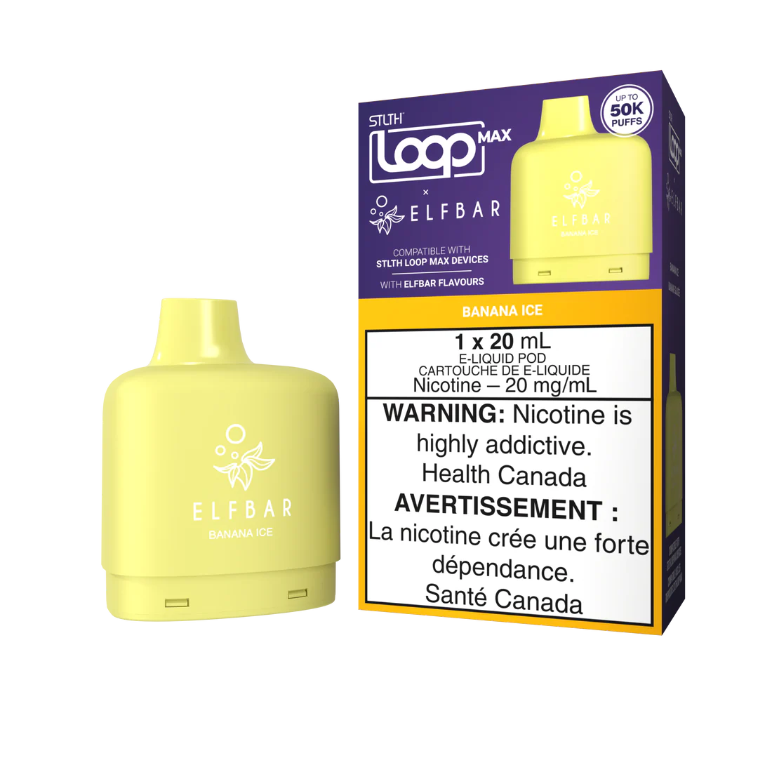 Stlth Loop max X Elfbar 50k banana ice (Provincial)