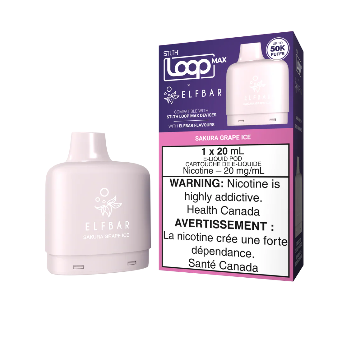 Stlth Loop max X Elfbar 50k Sakura grape ice (Provincial)