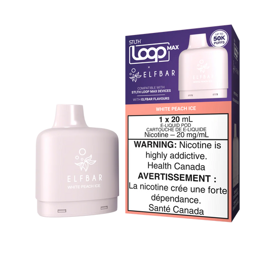 Stlth Loop max X Elfbar 50k white peach ice (Provincial)