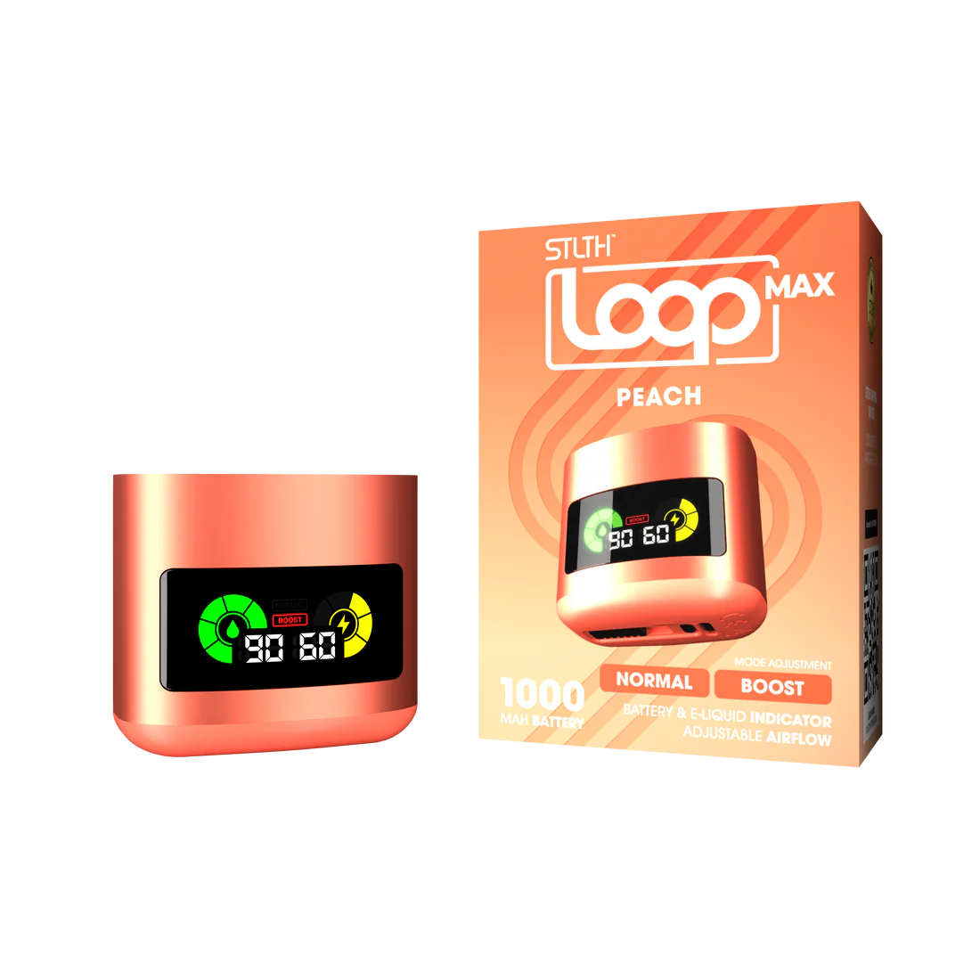 Stlth Loop max device peach
