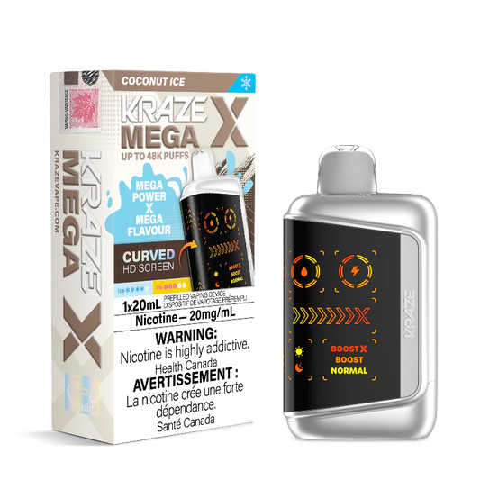 Kraze mega x 48k coconut ice (provincial)