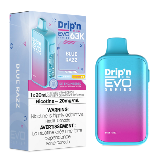 Dripn 63k blue razz (provincial tax)