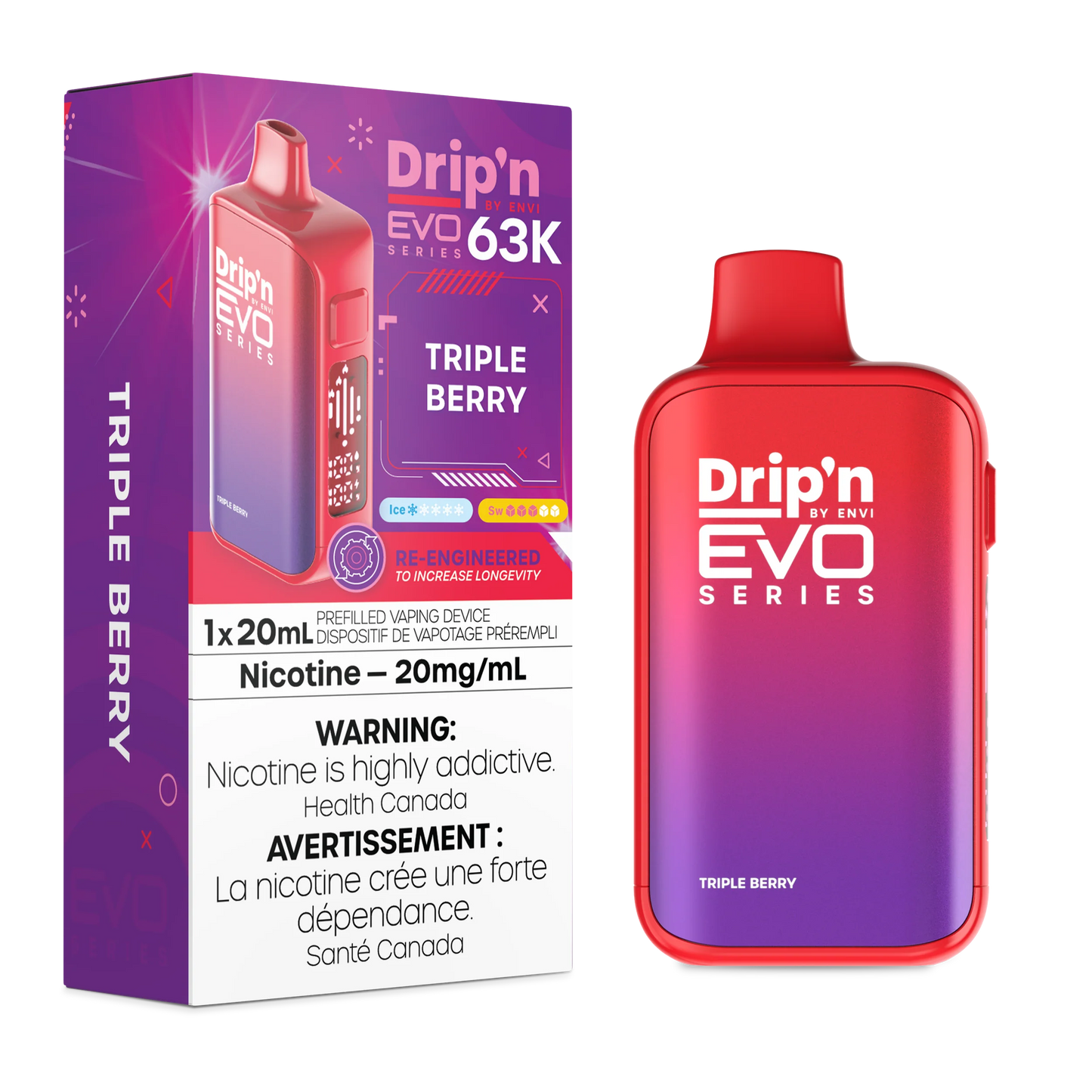 Dripn 63k Triple Berry (provincial tax)