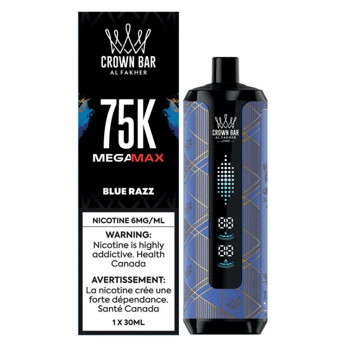 Crown bar 75k Blue Razz*