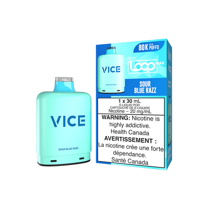 Stlth loop max x Vice 80k Sour blue Razz (provincial tax)