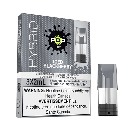 POP Hit Pods Iced Blackberry 20mg (provincial)