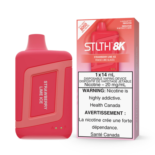 Stlth 8000 strawberry lime ice
