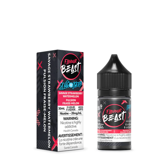 Flavour beast eliquid savage strawberry watermelon 20mg/30ml *