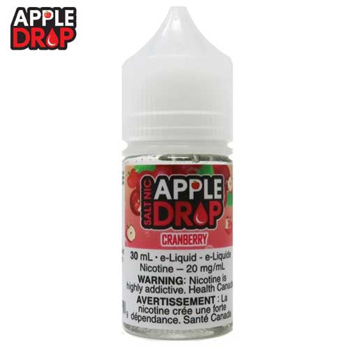 Salt nic apple drop cranberry canneberge 30mL 20mg
