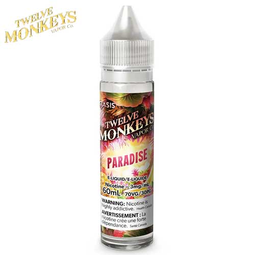 Twelve monkey paradise nicotine free 60ml