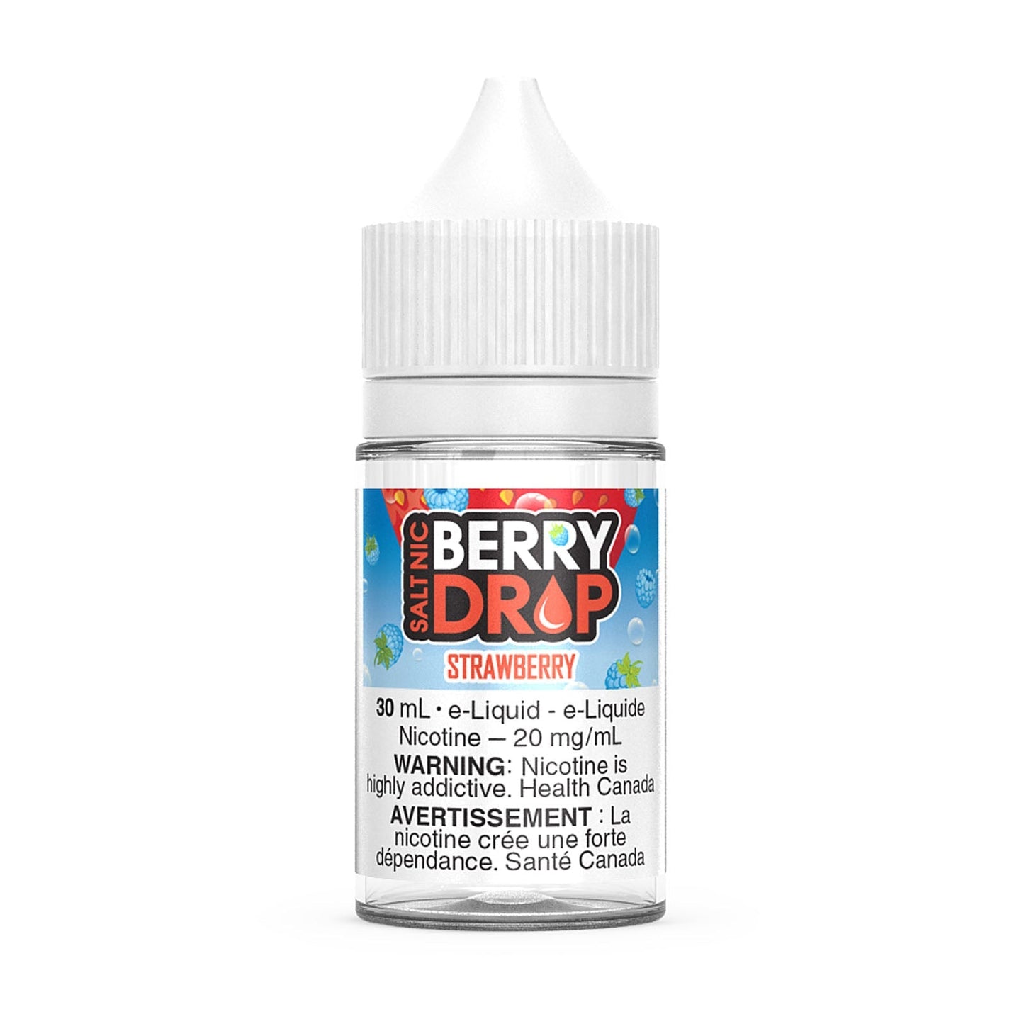 Salt nic berry drop strawberry fraise 30mL 20 mg