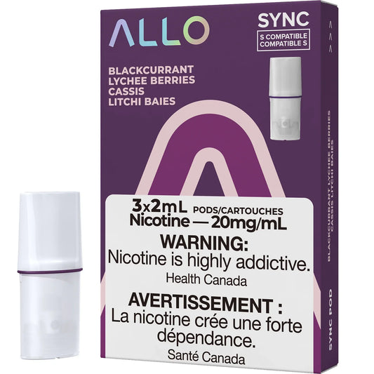 Allo Sync Pods Blackcurrant Lychee Berries (3x2ml)