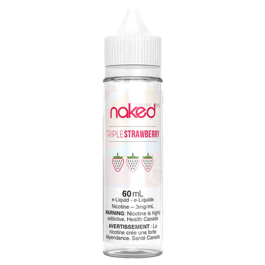 Naked 6mg/60ml  triples strawberry