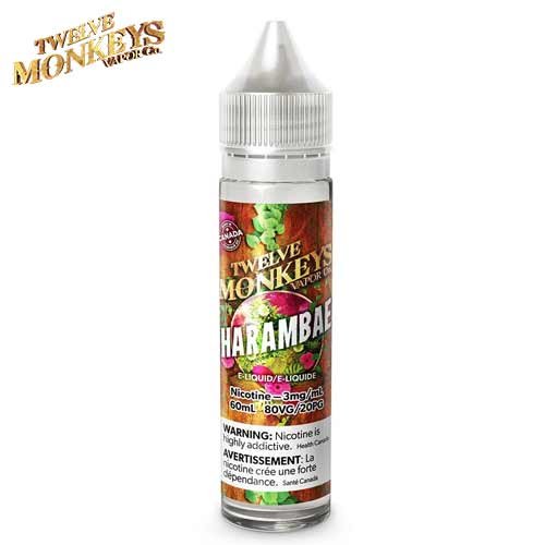 Twelve monkey harambae nicotine free 60ml