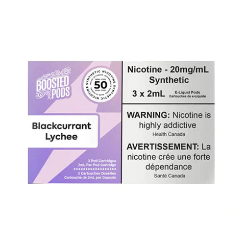 Boosted Pods 20mg (3x2ml) Synthetic 50 Blackcurrant Lychee