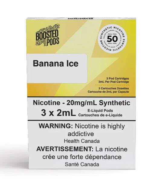 Boosted Pods 20mg (3x2ml) Synthetic 50 Banana Ice