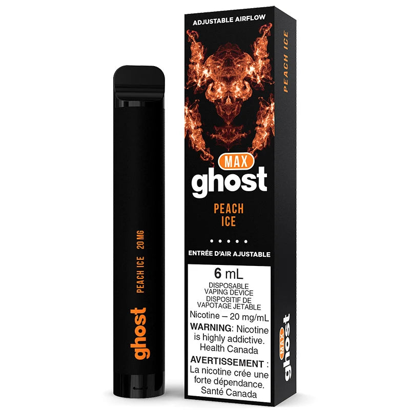 Max ghost peach ice 6 mL 20 mg