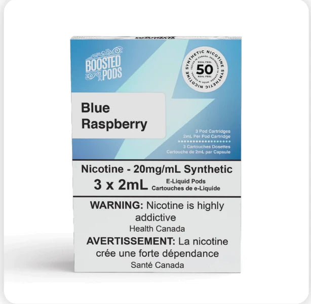 Boosted Pods 20mg (3x2ml) Synthetic 50 Blue Raspberry