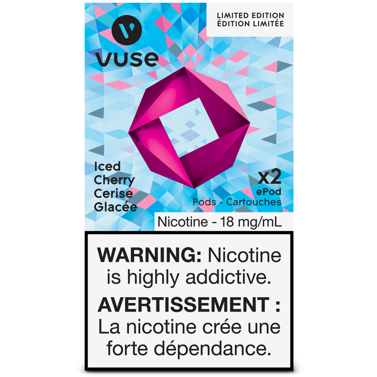 Vuse ePod Iced Cherry Pods (Limited Edition)