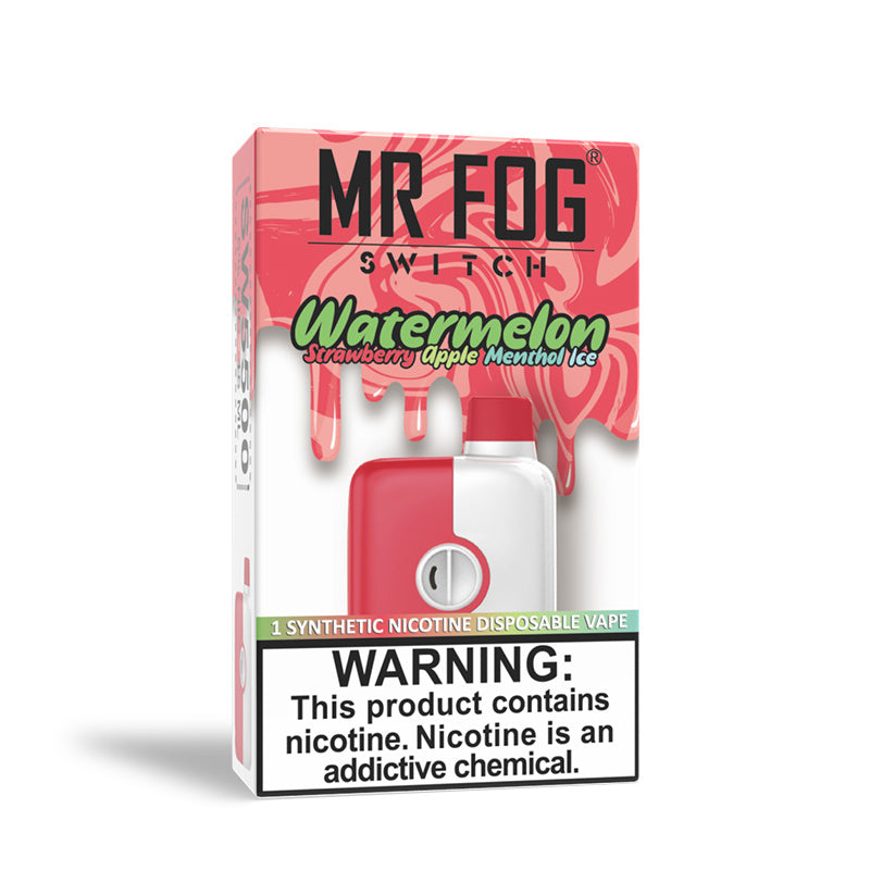 Mr fog switch 5500 watermelon strawberry apple menthol ice
